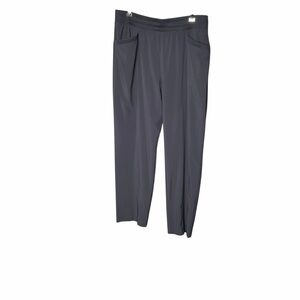 T by Talbots Women's Navy Blue Pants With Elastic Waist Pockets and Lining